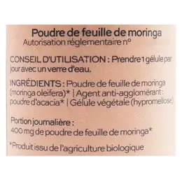 Phytalessence Pure Poudre de Moringa Bio 60 gélules