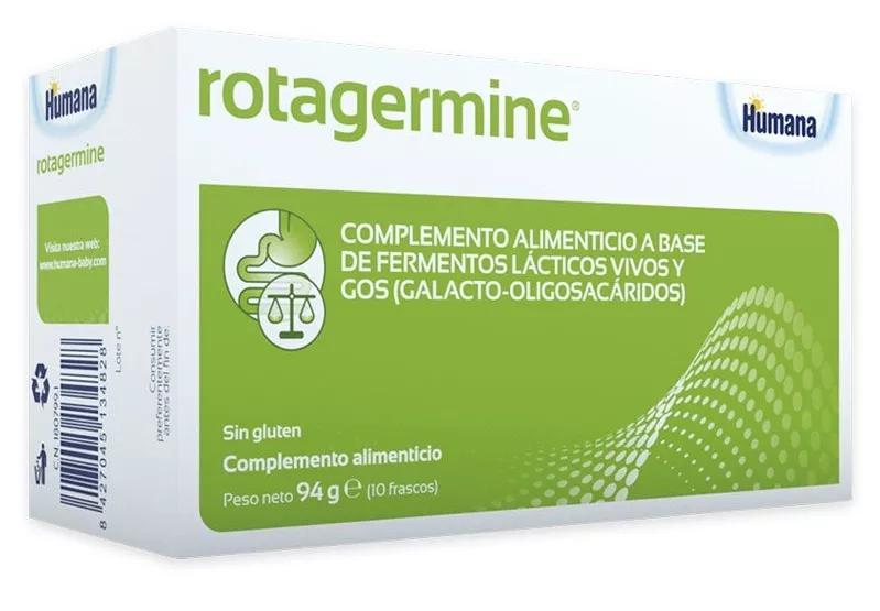 Humana Baby Rotagermine Probióticos 10 Frascos x 8 ml