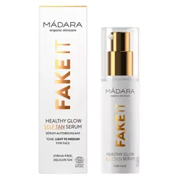 MÁDARA Fake It Healthy Glow Sérum Autobronzant Visage 30ml