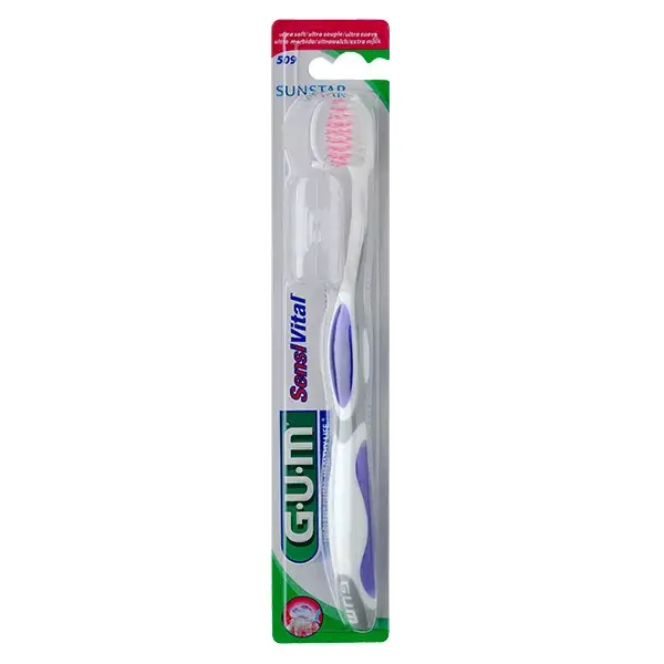 GUM toothbrush SensiVital 15 100th strand tapered ref 509