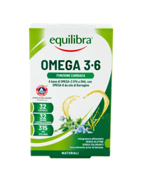 Equilibra Omega 3-6 Integratore Benessere Cardiovascolare 32 Perle