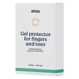 Atida Premiers Secours Tube Protecteur en Gel Doigts et Orteils 15cm