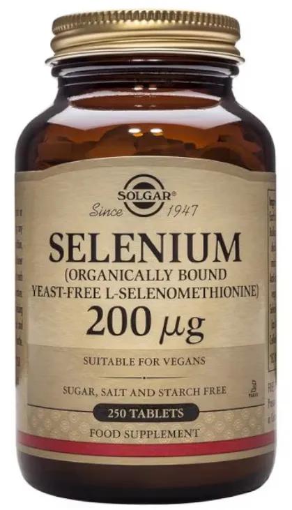 Solgar Sélénium 200 mcg (sans levure) 250 onglets