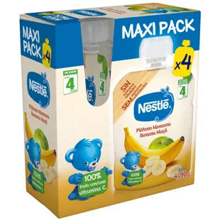Nestle Banana and Apple Bag 4 x 90 gr