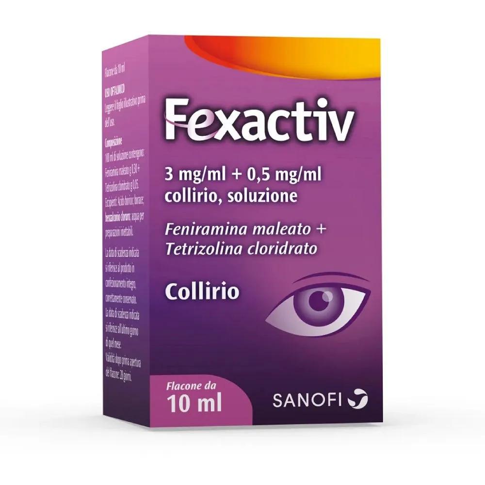 Fexactiv Collirio Antistaminico 0,3%+0,05% Soluzione Oculare Flacone 10 ml