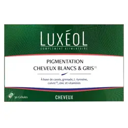 Luxéol Pigmentation Cheveux Blancs & Gris 30 gélules