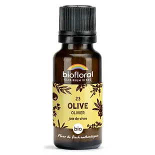 Biofloral 23 Olio d'oliva Granuli di fiori di Bach biologici 19,5 g
