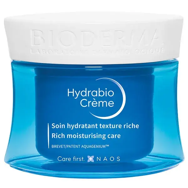 Bioderma Hydrabio Crème Hydratante Riche Peaux Sensibles Déshydratées 50ml