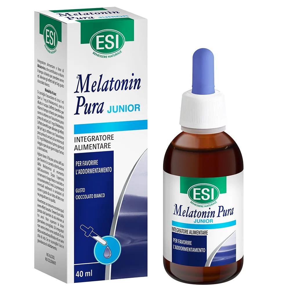 Esi Melatonin Pura Gocce Junior Integratore Per il Sonno 40 ml