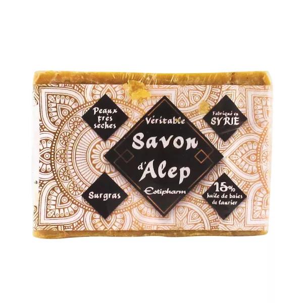 Estipharm Sapone d'Aleppo 15% d'Olio di Bacche di Alloro 190g