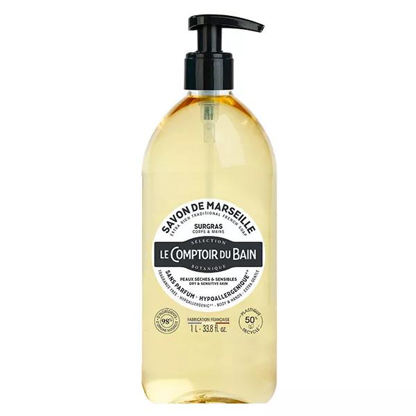 Le Comptoir du Bain Jabón de Marsella untuoso sin perfume 1L