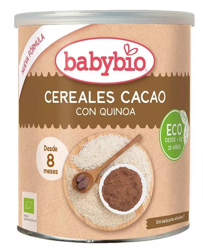 BabyBio Cereales en Polvo Cacao y Quinoa 220 gr