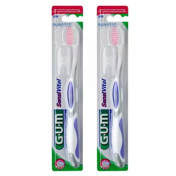 Gum Spazzolino N°509 Spécifique SensiVital Ultra Morbido Lotto di 2