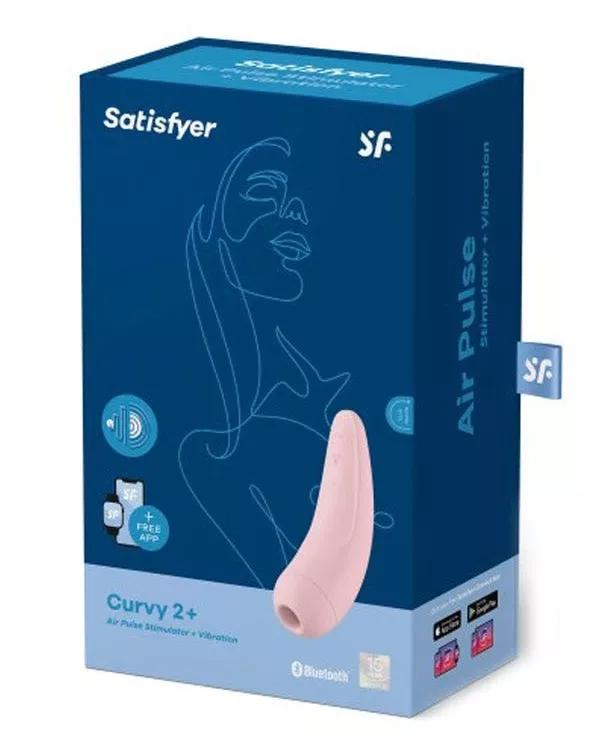 Satisfyer Curvy 2+Estimulador Clítoris Rosa