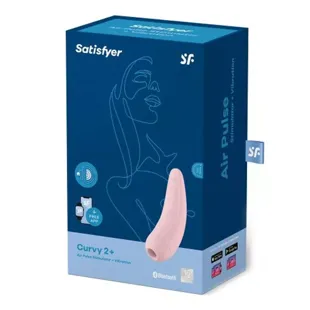 Satisfyer Curvy 2+Pink Clitoris Stimulator