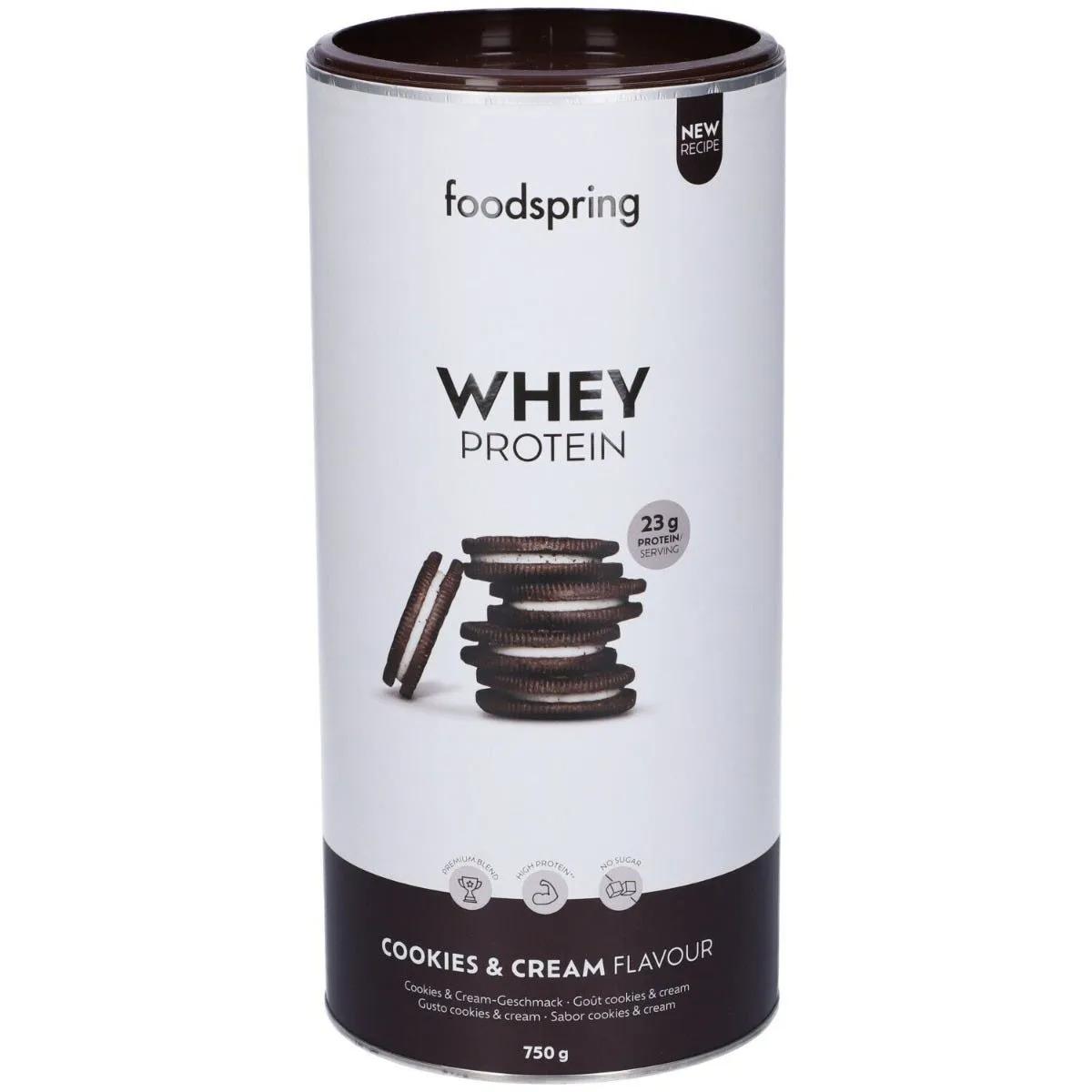 Foodspring Whey Protein Biscotti e Crema 750 g