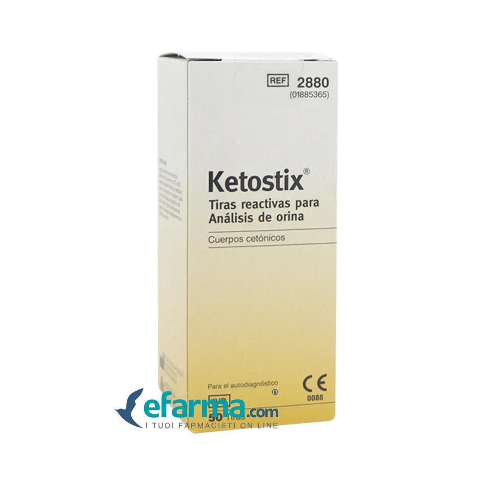 Ketostix Strisce Misurazione Chetonuria Urine 50 pezzi