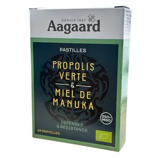 Aagaard Propolis Verde & Miele di Manuka 36 pastiglie