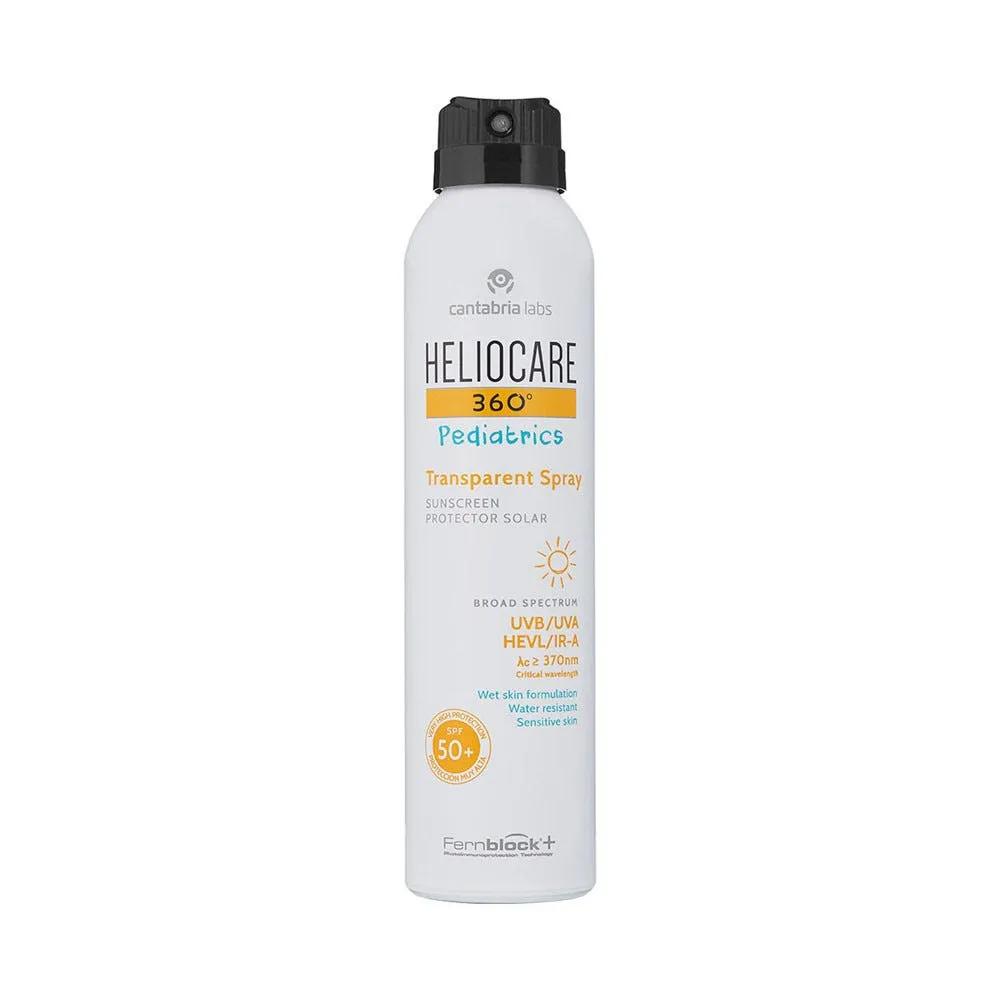 Heliocare 360° Pediatrics Spray Trasparente SPF 50+ Lozione Solare Bambini 200 ml