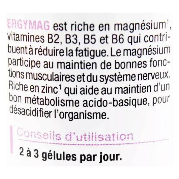 Nutergia Ergymag Supplement Capsules x 90 