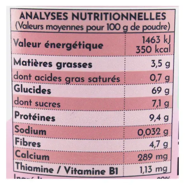 Bébé M Cereali & Frutta +6m Bio 400g