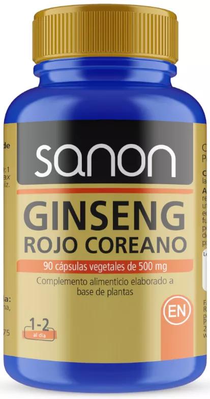 Sanon Ginseng Rojo Coreano 500 Mg 90 Cápsulas Vegetales