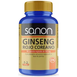 Sanon Korean Red Ginseng 500 Mg 90 Vegetable Capsules