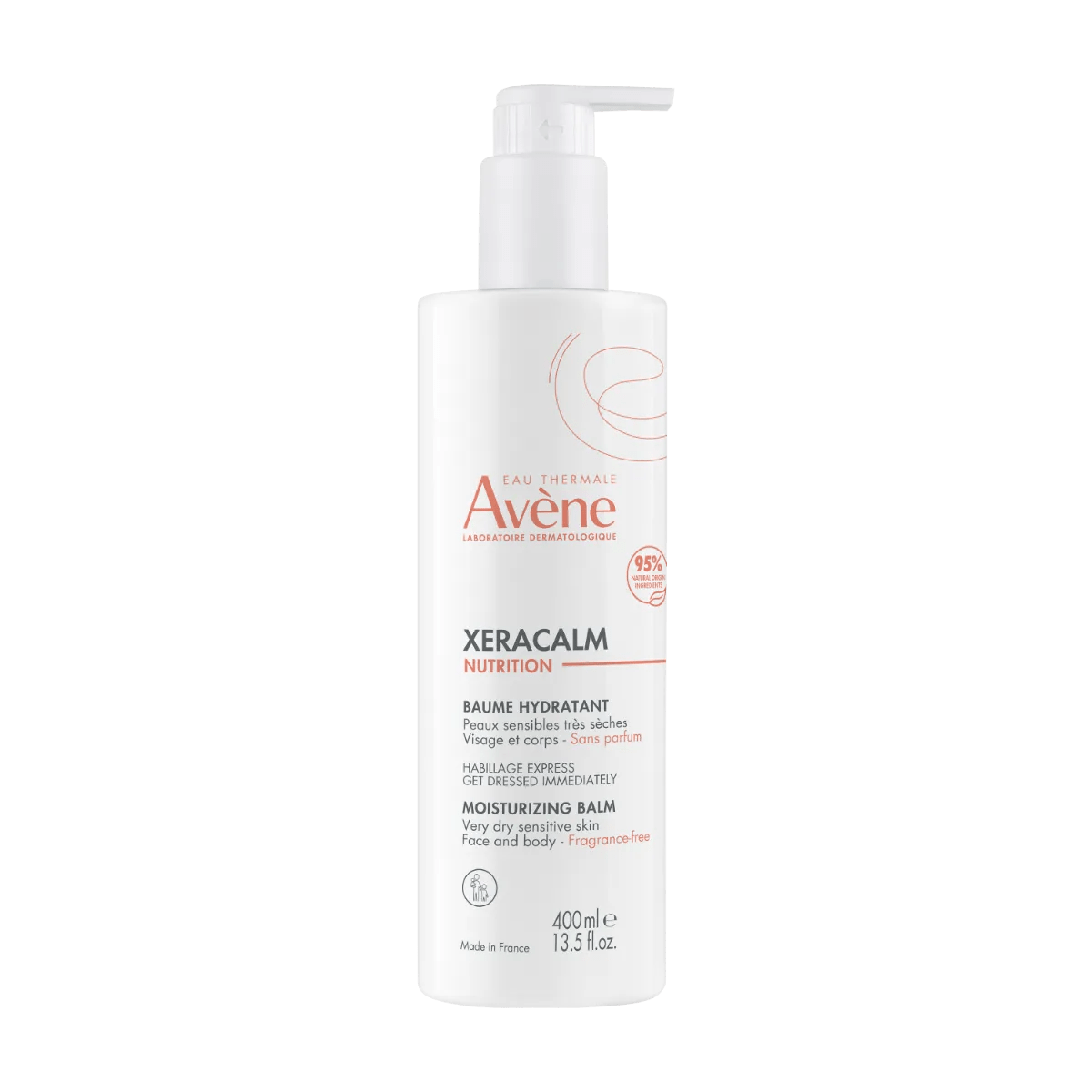 Avène Xeracalm Nutrition Eau Thermale Balsamo Idratante Per Pelle Molto Secca 400 ml