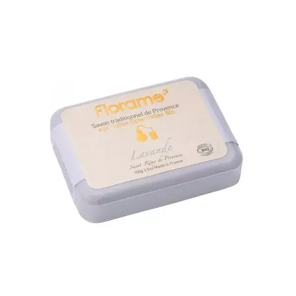 Florame Traditional Soap of Provence with Organic Essential Oils Lavender 100g