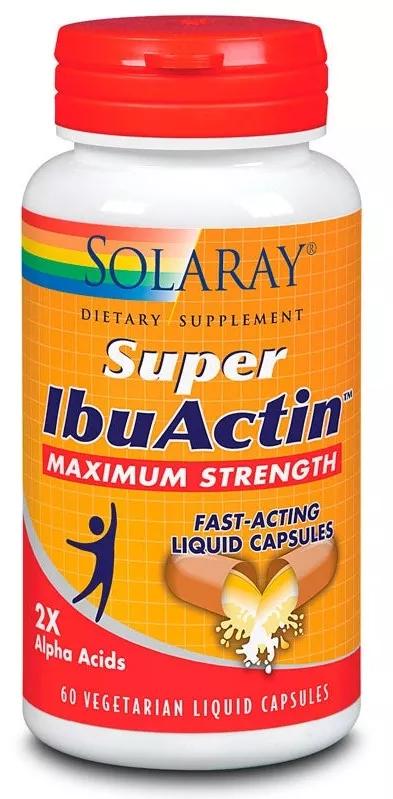 Super Ibuactin Solaray 60 Liquid Capsules