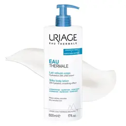 Uriage Eau Thermale Lait Velouté Corps Hydratant Peaux Sèches Sensibles 500ml