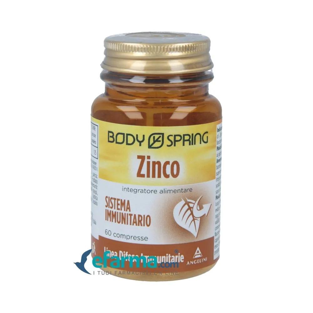 Body Spring Zinco Integratore Difese Immunitarie 60 Compresse