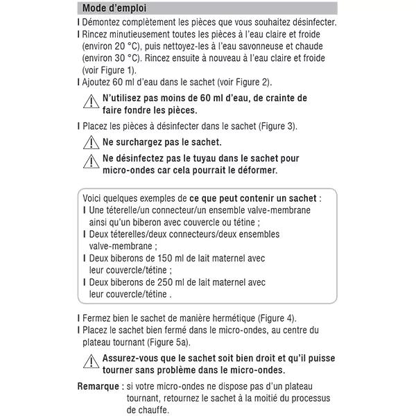 Medela Quick Clean bolsas esterilizacin microondas caja, 5