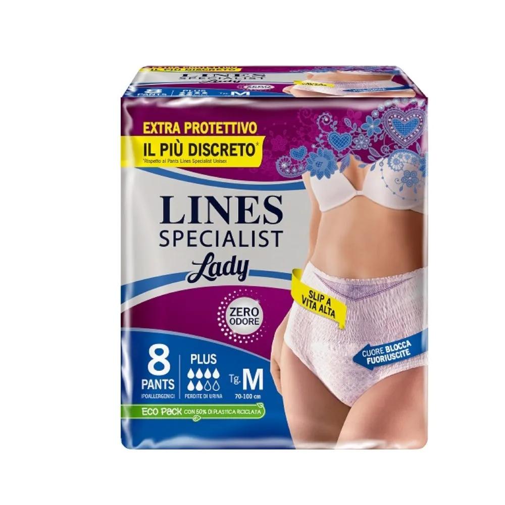 Lines Linea Specialist Pants Plus Zero Odori Misura M 8 Pezzi