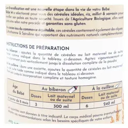 Bébé M Céréales & Cacao +8m Bio 400g