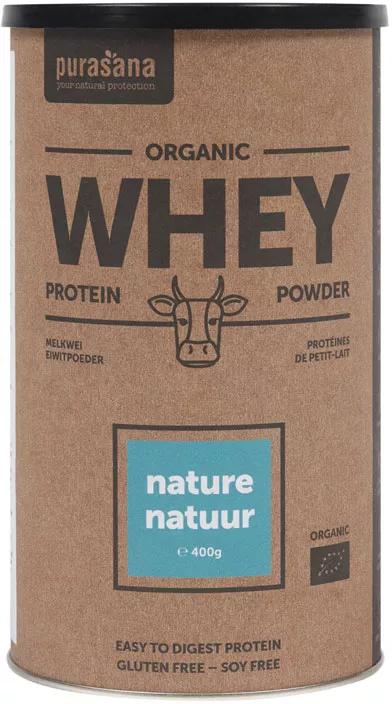 Purasana Natural Organic Whey Protein Powder 400 gr