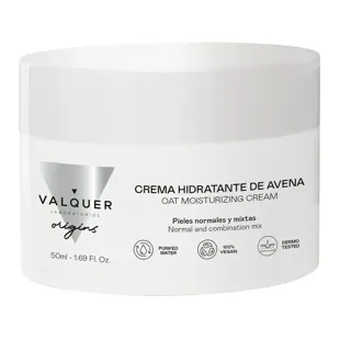 Valquer Oat Moisturizing Face Cream for Normal and Combination Skin 50ml