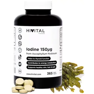 Hivital Iodine 150 mcg 365 Vegan Tablets