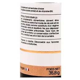 Nat & Form L-Arginine + Vitamine B6 métabolisme des protéines et du glycogene 60 gélules