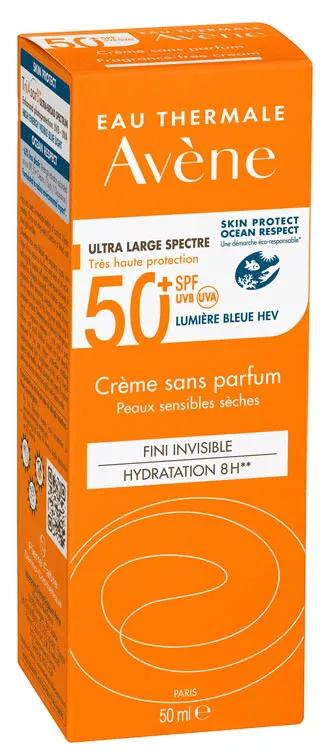 Avène Crema Solar SPF50+ Sin Perfume 50 ml