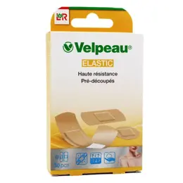 L&R Velpeau Pansement Elastic Pré-Découpés Haute Résistance 30 unités