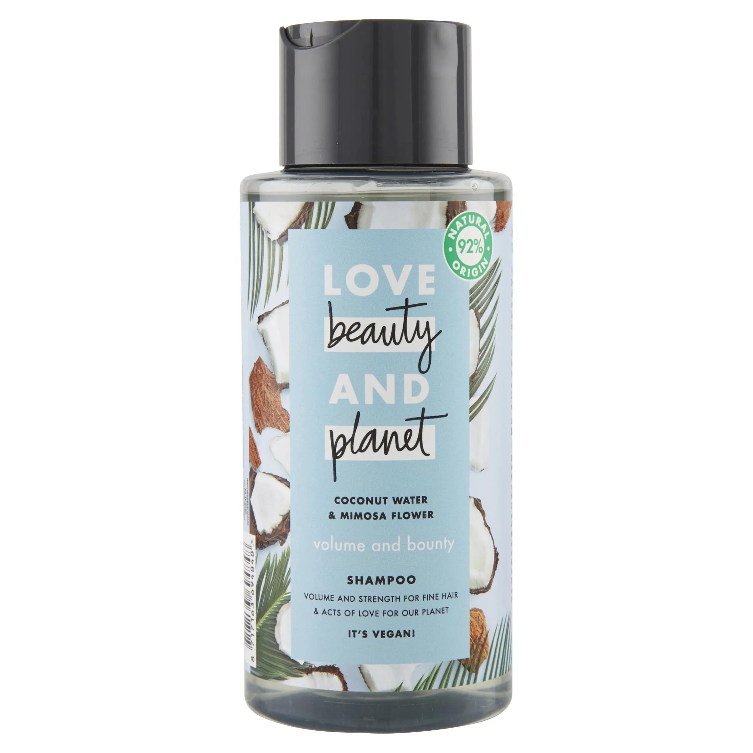 Love Beauty and Planet Acqua di Cocco e Fiore di Mimosa Shampoo Volumizzante 400 ml