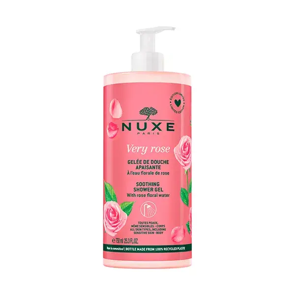 Nuxe Very Rose Gelée de Douche Apaisante 750ml