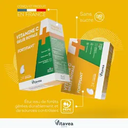 Vitavea Vitamine C + Gelée Royale Fortifiant 24 comprimés à croquer