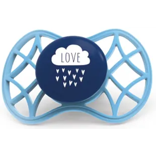 Nuvita Pacifier with Symmetrical Teat +6m Blue 1 unit