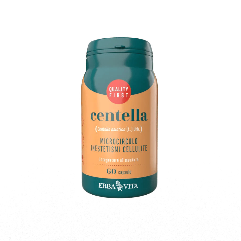 Erba Vita Centella Integratore Funzionalità Microcircolo 60 Capsule