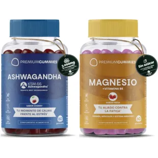 Premium Gummies Ashwgandha KSM-66 60 units + Magnesium + Vit. B6 60 pcs