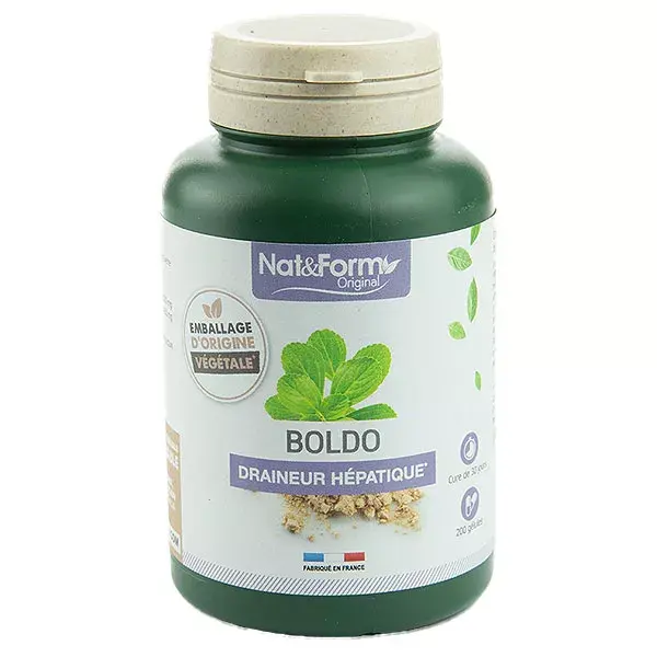 Nat & Form Original Boldo 200 comprimidos vegetales