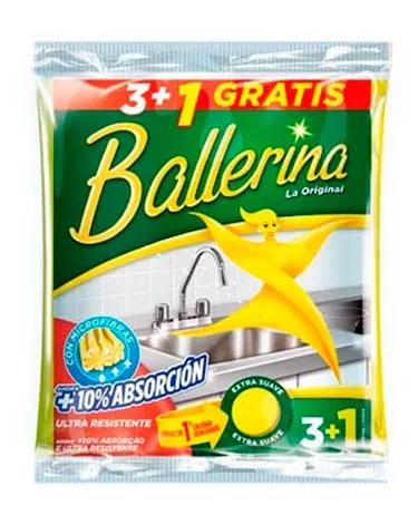 Ballerina Bayetas Amarillas 3+1 uds