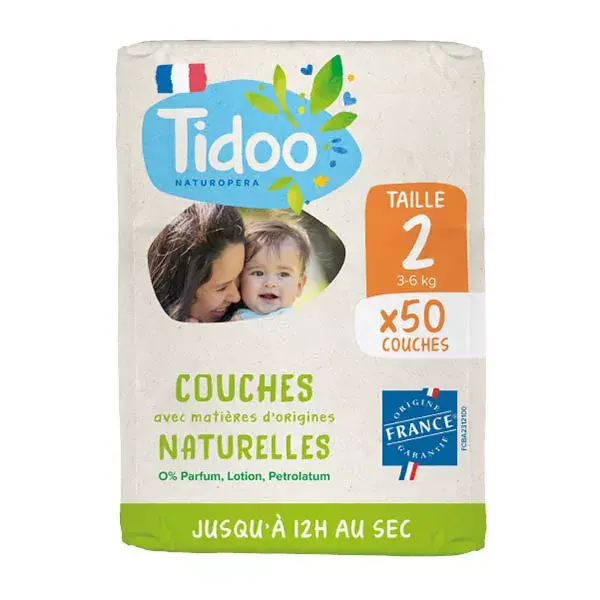 Tidoo Couche Écolabellisée T2 (3-6kg)